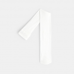 Obaibi Καλσόν κομψό με μοτίφ δανδέλας αζούρ λευκό για μωρά κοριτσάκια