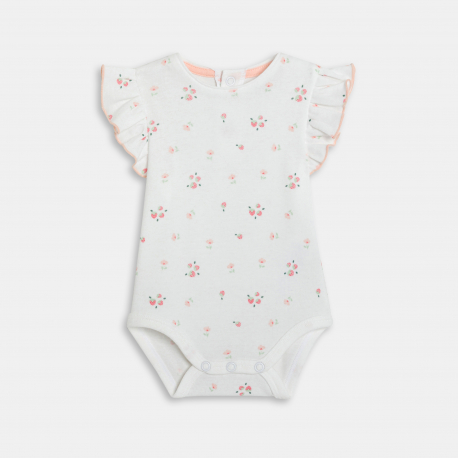 Obaibi Σαλοπέτα κοντή, βαμβακερή με ιδιαίτερο σχέδιο και  κορμάκι με μοτίφ  φράουλες γι