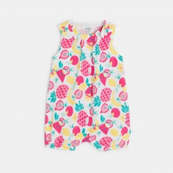 Obaibi Φορμάκι κοντό με φρούτα πολύχρωμο για μωρά κοριτσάκια