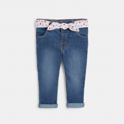 Obaibi Τζιν παντελόνι πολύ ελαστικό μπλε για μωρά κοριτσάκια