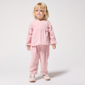 Obaibi Σύνολο από βελούδο ροζ για μωρά κοριτσάκια