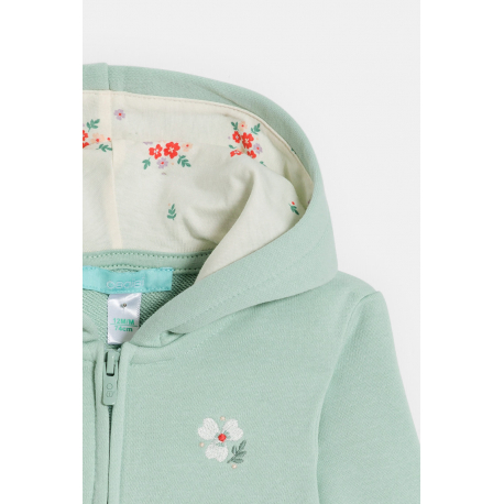 Obaibi Φούτερ με κουκούλα από χνουδωτό ύφασμα για μωρά κοριτσάκια