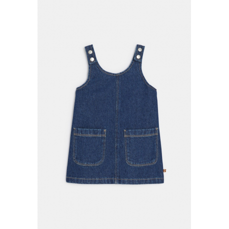 Obaibi Φόρεμα σαλοπέτα από τζιν κόκκινο για μωρά κοριτσάκια