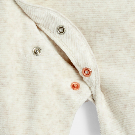 Obaibi Φορμάκι ύπνου από κοτλέ βελούδο μπεζ για μωρά αγοράκια