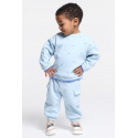 Obaibi Παντελόνι φόρμας από χνουδωτό ύφασμα μπλε για μωρά αγοράκια