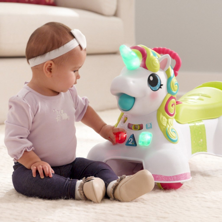 Περπατούρα δραστηριοτήτων Infantino® 3-in-1 Sit, Walk &amp; Ride Unicorn