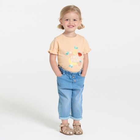 Obaibi Μπλούζα με μοτίφ πασχαλίτσα, ροζ, για μωρά κοριτσάκια