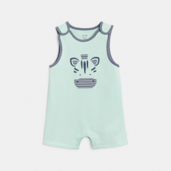 Obaibi Φορμάκι κοντό με ζέβρα, πράσινο για μωρά αγοράκια