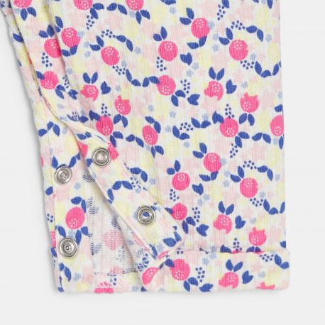 Obaibi Ολόσωμη φόρμα από ύφασμα με ιδιαίτερο σχέδιο φρούτα για μωρά κοριτσάκια