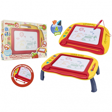 Μαγικός πίνακας χρωμάτων Vitamina G με στυλό και σφραγίδες
