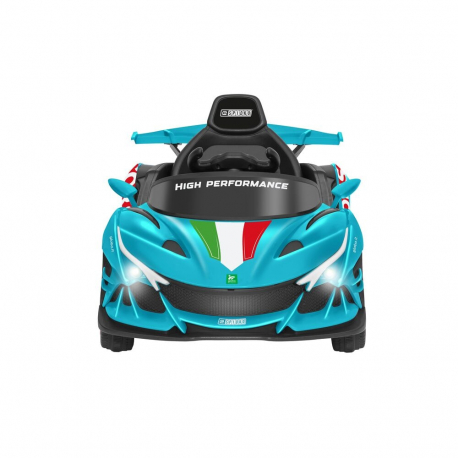 Ηλεκτροκίνητο σπορ αυτοκίνητο e-Spidko με μπαταρία λιθίου 12V Γαλάζιο