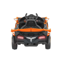 Ηλεκτροκίνητο σπορ αυτοκίνητο e-Spidko με μπαταρία λιθίου 12V Πορτοκαλί