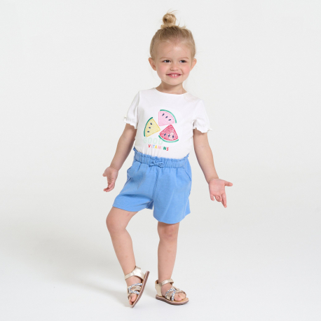 Obaibi Μπλούζα με μοτίφ πασχαλίτσα, ροζ, για μωρά κοριτσάκια