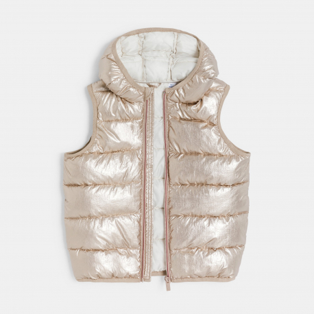 Okaidi Μπουφάν αμάνικο με κουκούλα για κορίτσια