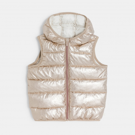 Okaidi Μπουφάν αμάνικο με κουκούλα για κορίτσια