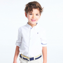 Okaidi Πουκάμισο Oxford με γιακά σε αμερικανικό στιλ, τιρκουάζ για αγόρια