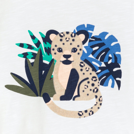 Obaibi Μπλούζα με μοτίφ πουλί για μωρά αγοράκια