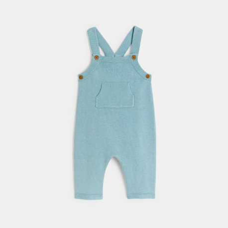 Obaibi Σαλοπέτα πλεκτή και φορμάκι μπλε για νεογέννητα αγοράκια