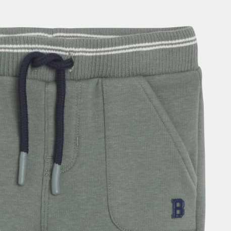 Obaibi Παντελόνι φόρμας από χνουδωτό ύφασμα για μωρά αγοράκια