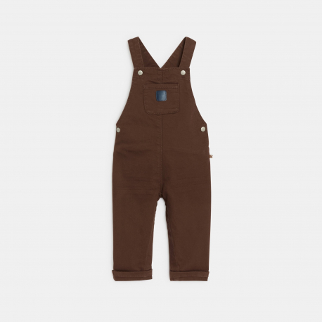 Obaibi Σαλοπέτα και μακρυμάνικη μπλούζα, καφέ για μωρά αγοράκια