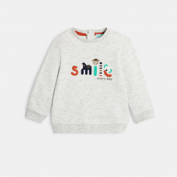 Obaibi Φούτερ από χνουδωτό ύφασμα με ζωάκια για μωρά αγοράκια