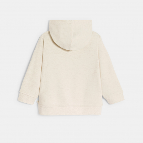 Obaibi Φούτερ από χνουδωτό ύφασμα με κουκούλα, κεντητό για μωρά κοριτσάκια