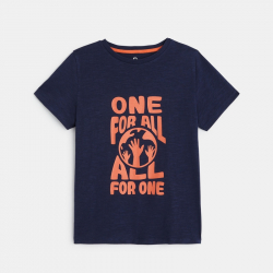 Okaidi Μπλουζάκι κοντομάνικο «One for all, all for one» (Όλοι για έναν και ένας για όλο