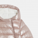 Obaibi Μπουφάν καπιτονέ, με επένδυση και κουκούλα, ιριδίζον, ροζ για μωρά κοριτσάκια