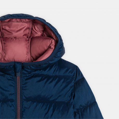 Okaidi Μπουφάν με κουκούλα ιριδίζον χρυσαφί για κορίτσια