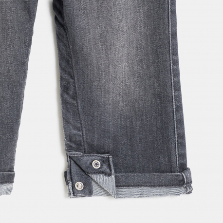 Obaibi Σαλοπέτα από τζιν ύφασμα γκρι για μωρά αγοράκια