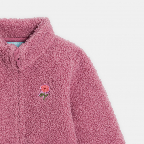 Obaibi Σακάκι από φλις για κορίτσια ροζ
