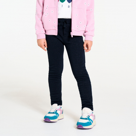 Okaidi Τζιν κολάν από μακό Milano με παγέτες για κορίτσια