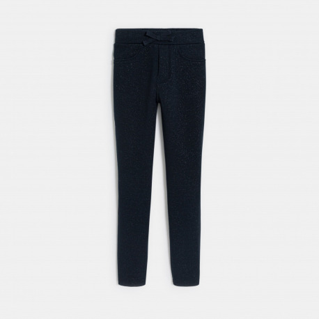 Okaidi Τζιν κολάν από μακό Milano με παγέτες για κορίτσια