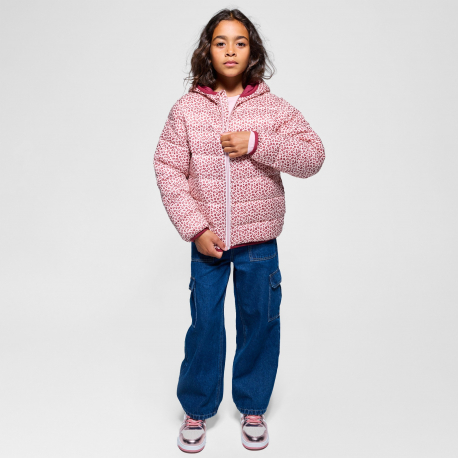 Okaidi Μπουφάν με κουκούλα ιριδίζον χρυσαφί για κορίτσια