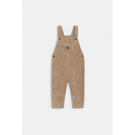 Obaibi Σαλοπέτα από κοτλέ βελούδο μπεζ για μωρά αγοράκια