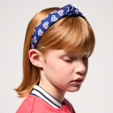 Okaidi Στέκα κεφαλής με όψη δεσίματος για κορίτσια