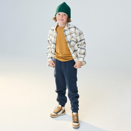 Okaidi Παντελόνι cargo από καμβά για αγόρια