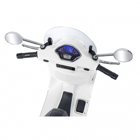 Ηλεκτροκίνητη Vespa e-Spidko GTS Super Sport με μπαταρία λιθίου 12V Λευκό