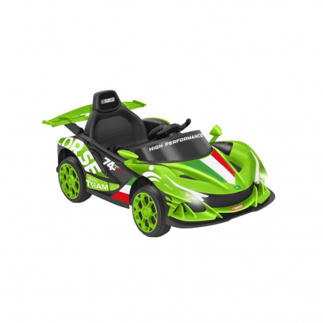Ηλεκτροκίνητο σπορ αυτοκίνητο e-Spidko με μπαταρία λιθίου 12V Πράσινο