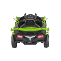 Ηλεκτροκίνητο σπορ αυτοκίνητο e-Spidko με μπαταρία λιθίου 12V Πράσινο