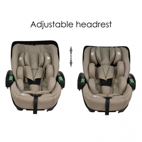 Κάθισμα αυτοκινήτου Bebe Stars Baby i-Size Natural Beige 40-87cm