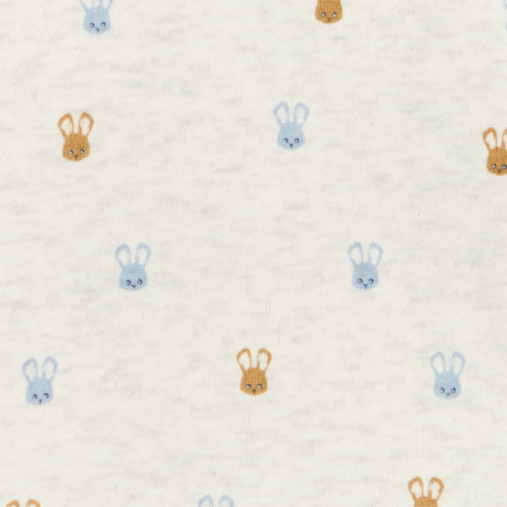 Obaibi Πουλόβερ υφασμάτινο λαγουδάκι γκρι για μωρά αγοράκια