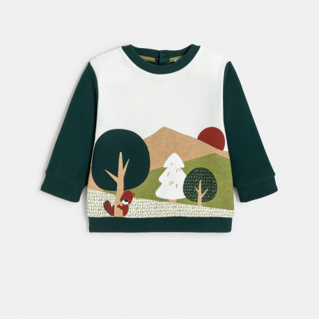 Obaibi Φούτερ πράσινο για μωρά αγοράκια