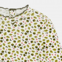 Obaibi Μπλούζα με γιακά με κυματιστά άκρα με τυπωμένα σχέδια, για μωρά κοριτσάκια