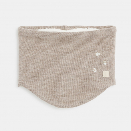 Obaibi Λαιμός πλεκτός επενδεδυμένος με μαλακή οικολογική γούνα για μωρά κοριτσάκια