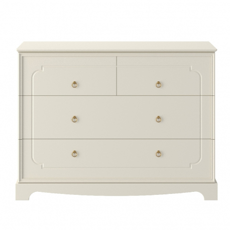 Συρταριέρα Bellamy Royal Latte με 4 συρτάρια