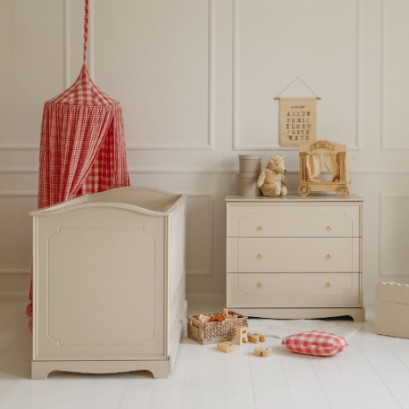 Συρταριέρα Bellamy Royal Latte με 3 συρτάρια