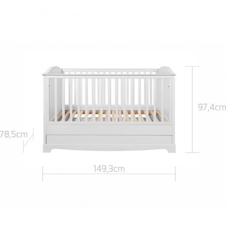 Κρεβάτι Bellamy Royal Latte 70 x 140 cm