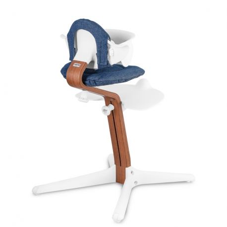 Μαξιλάρια διπλής όψης για καρέκλα Nomi Highchair Cushion Denim - Striped