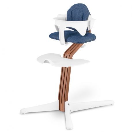 Μαξιλάρια διπλής όψης για καρέκλα Nomi Highchair Cushion Denim - Striped